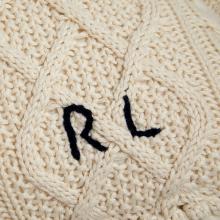 Ralph Lauren Highland Knit Cushion Cover Cream