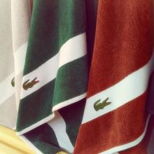 Lacoste L Casual Towel Vert