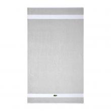 Lacoste L Casual Towel Argent
