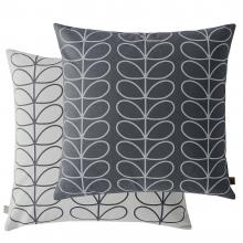 Orla Kiely Small Linear Stem Cushion Cool Grey