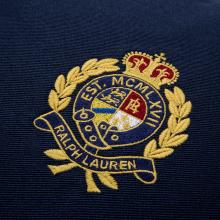 Ralph Lauren RL Crest Cushion Cover Navy