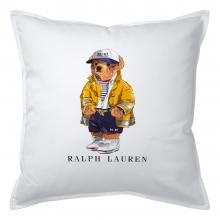 Ralph Lauren RL 67 Bear Cushion Cover White