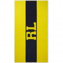 Ralph Lauren Signature Beach Towel Yellow / Navy
