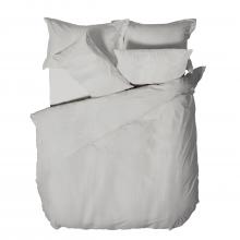 Yard Waffle Silver Duvet Cover Set