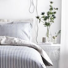 Yard Hebden Navy Duvet Cover Set