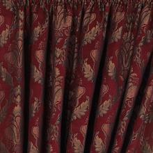 Paoletti Shiraz Burgundy Ready Made Curtains