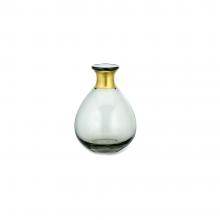 Nkuku Miza Mini Glass Vase Smoke