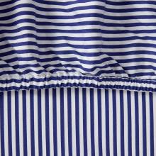 Ralph Lauren Shirting Stripe Fitted Sheet Navy