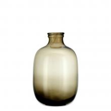 Nkuku Lua Glass Vase Vintage Brown