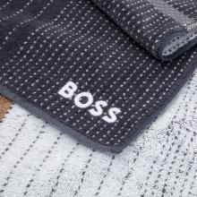 Boss Home Boss Tennis Stripes Towels Black
