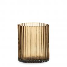 Nkuku Malana Smoke Brown Candle Holder