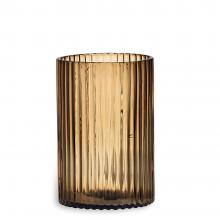 Nkuku Malana Smoke Brown Candle Holder