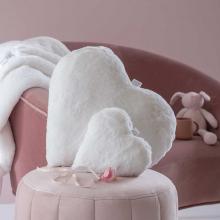 Blumarine Baby Blanca Heart Cushions