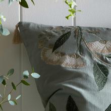 Royal Botanic Gardens,  Kew Mimosa Olive Cushion