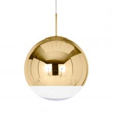 Tom Dixon Mirror Ball Gold LED pendant