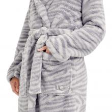 UGG Aarti Dressing Gown Cloudy Grey Zebra
