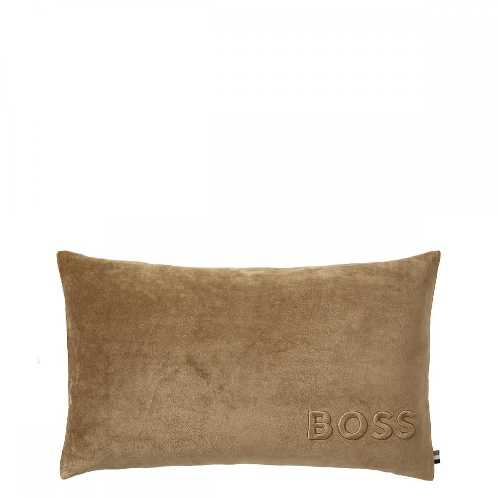 Boss Home Bold Logo Camel Cushion Cover | Seymour's Home