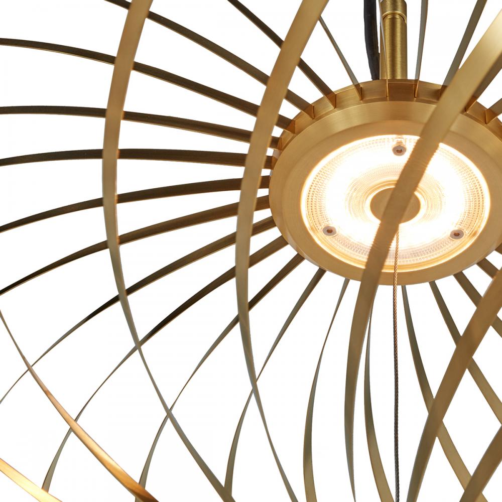 Tom Dixon Spring Pendant Brass Large | Seymour's Home