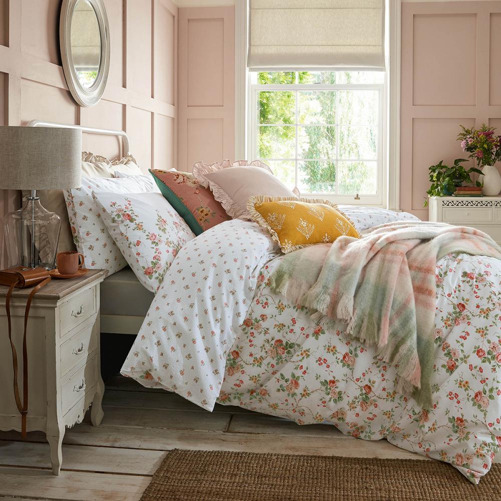 Laura Ashley Colton Check Sage Throw | Seymour's Home
