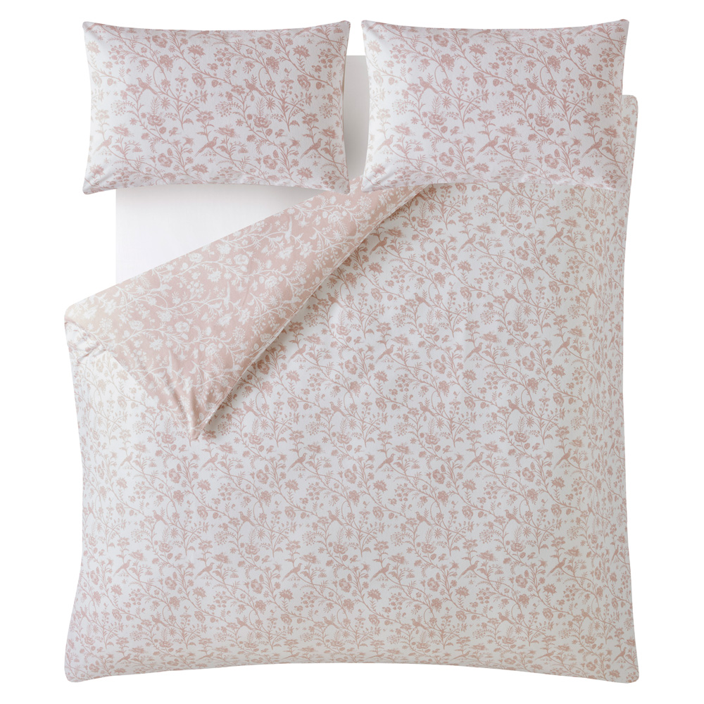 Laura Ashley イザベル　デュべカバー Laura Ashley Sheperds Purse Blush Pin | Seymour's Home