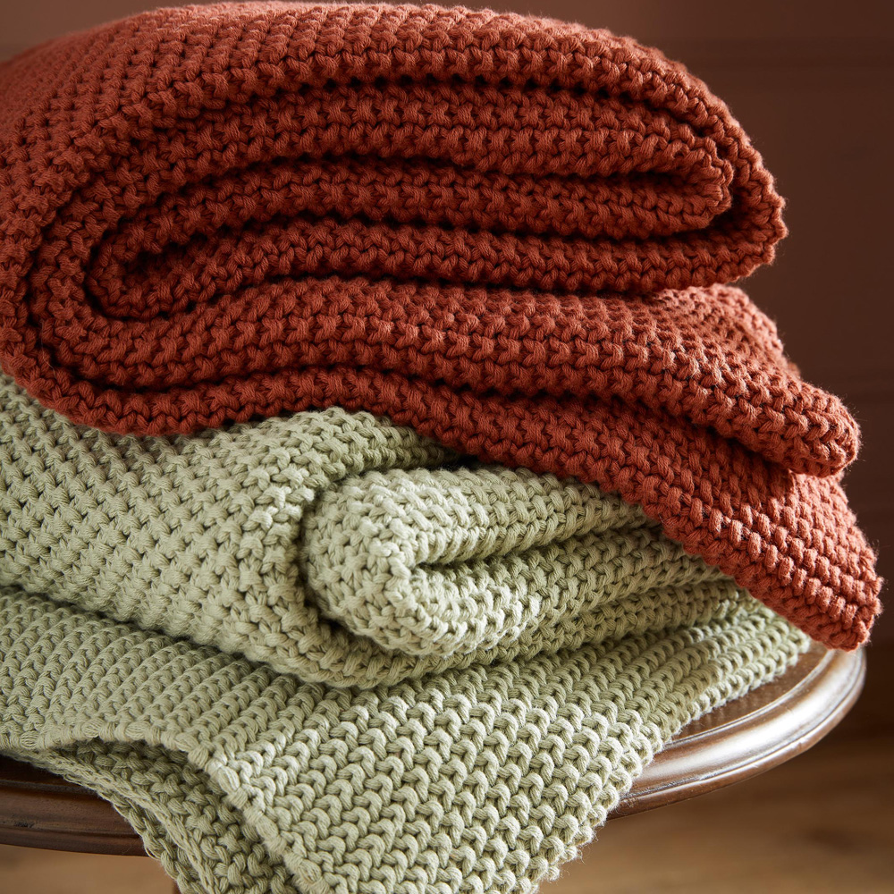 Laura Ashley Parker Terracotta Throw Seymour's Home