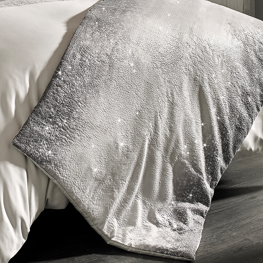 kylie glitter fade cushion