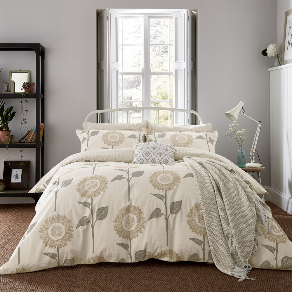 Sanderson Sundial Linen In Co Ordinated Duvet Covers At Seymour S Home