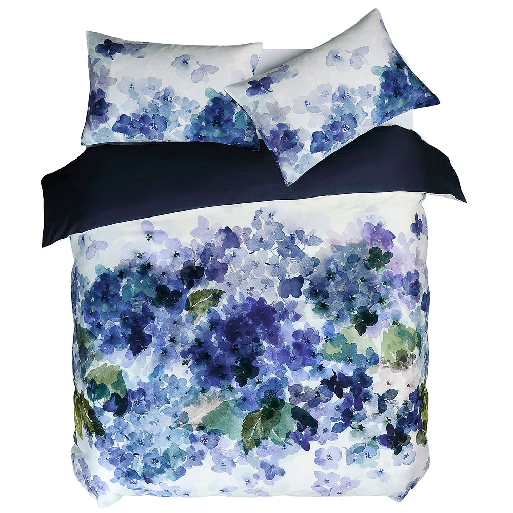 Mm Linen Hydrangea In Fashion Duvet, Hydrangea Duvet Cover
