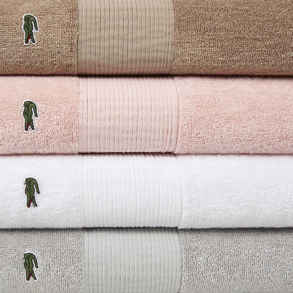 Lacoste L Le Croco Towel Blanc in Towels