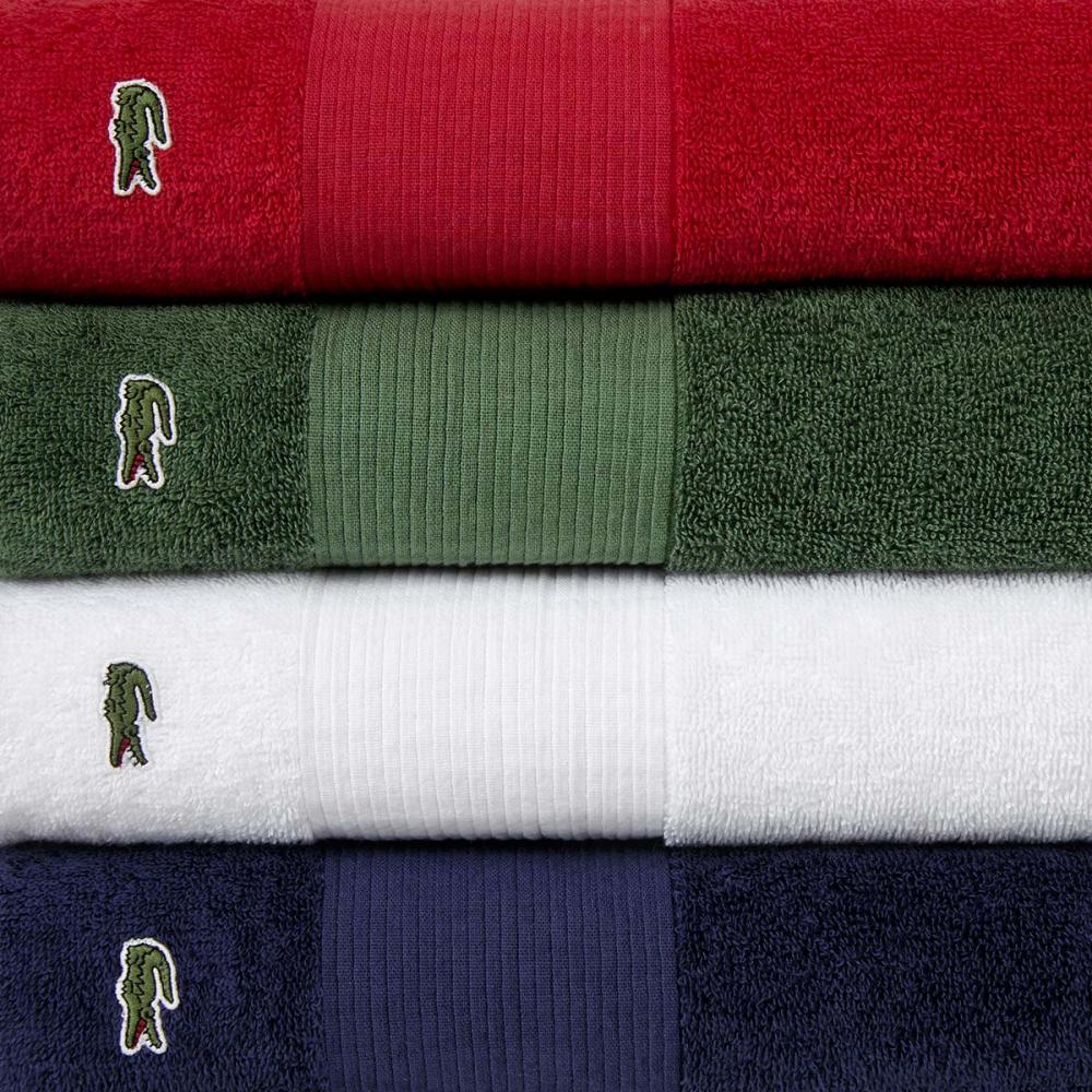 Lacoste L Le Croco Towel Marine in Towels