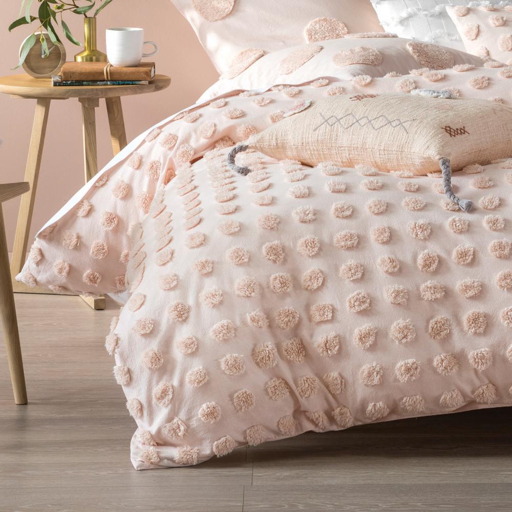 Linen House Haze Peach Duvet Cover Set | Seymour's Home