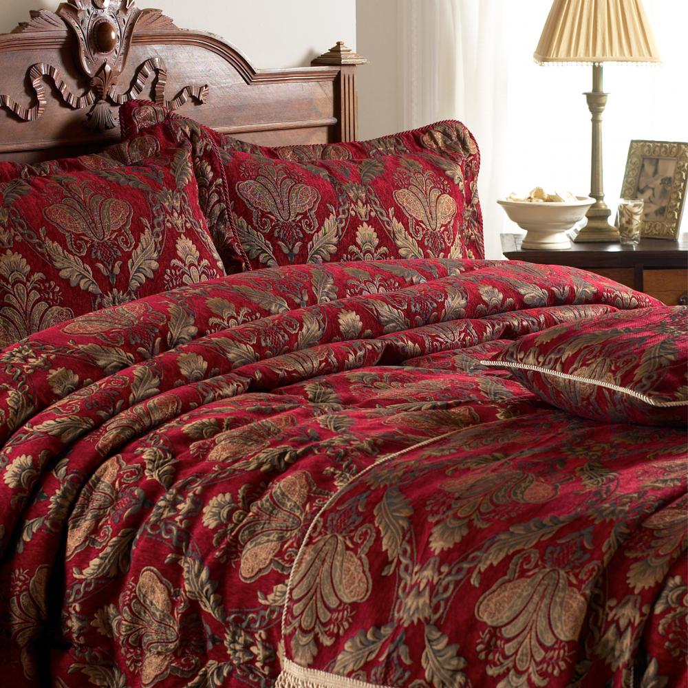 Paoletti Shiraz Burgundy Bedspread Seymour's Home