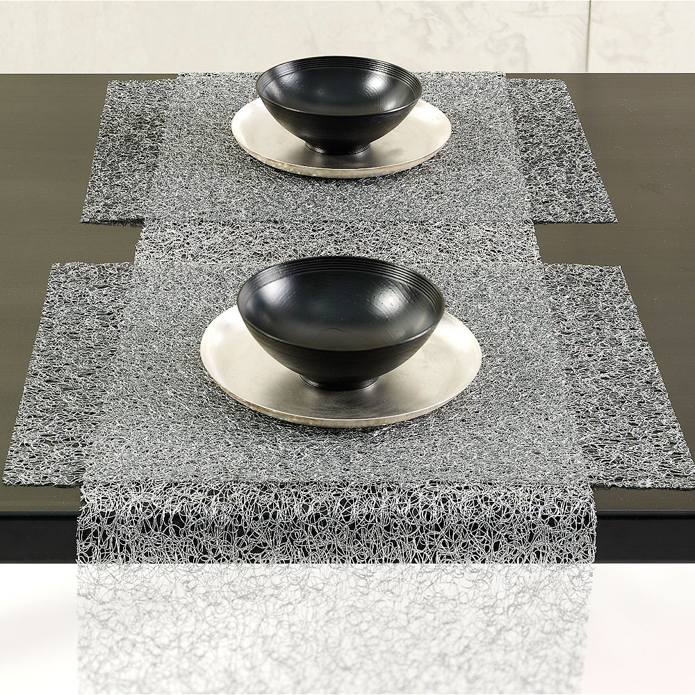 Chilewich Metallic Lace Rectangular P | Seymour's Home