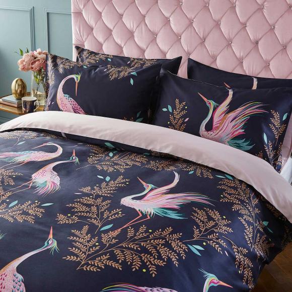 Sara Miller Dancing Cranes Duvet Set