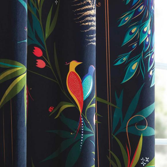 Sara Miller Enchanted Gate Lined Curtains