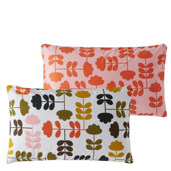 Orla Kiely Cut Stem Multi Paprika Bedlinen