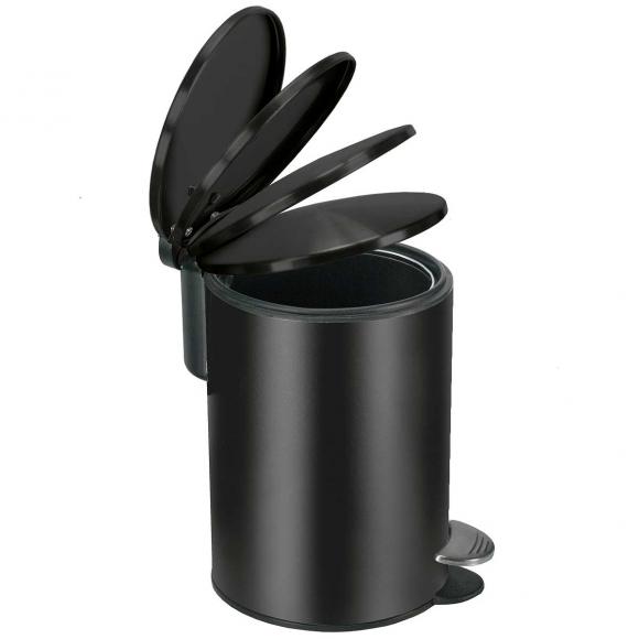 Kleine Wolke Silence 3 Litre Pedal Bin Black