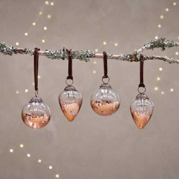 Nkuku Nevasa Baubles (set of 4)