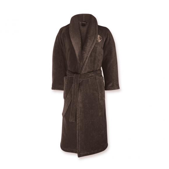 Ralph Lauren Home Langdon Kimono Robe Dark Brown