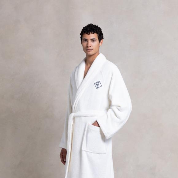 Ralph Lauren Home Langdon Shawl Collar Robe White