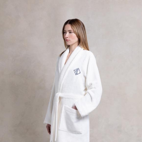 Ralph Lauren Home Langdon Shawl Collar Robe White