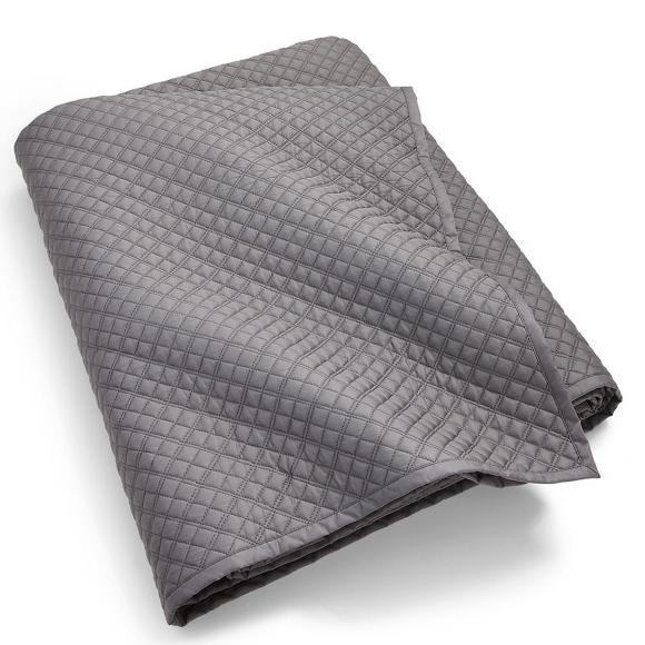 Ralph Lauren Home Argyle Quilted Bed Cover Graphite