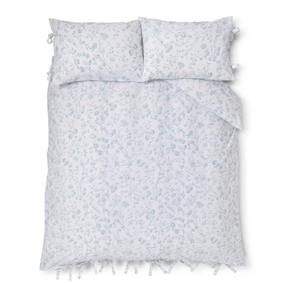 Laura Ashley Aria Eucalyptus Duvet Cover Set