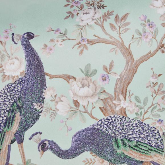 Laura Ashley Belvedere Duck Egg Embroidered Cushion