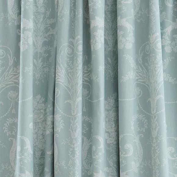 Laura Ashley Josette Duck Egg Pencil Pleated Curtains