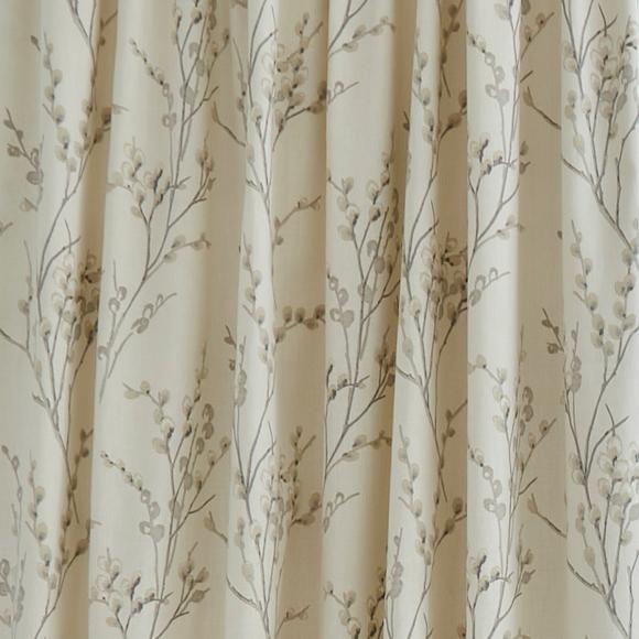 Laura Ashley Pussy Willow Off White / Dove Grey Curtains