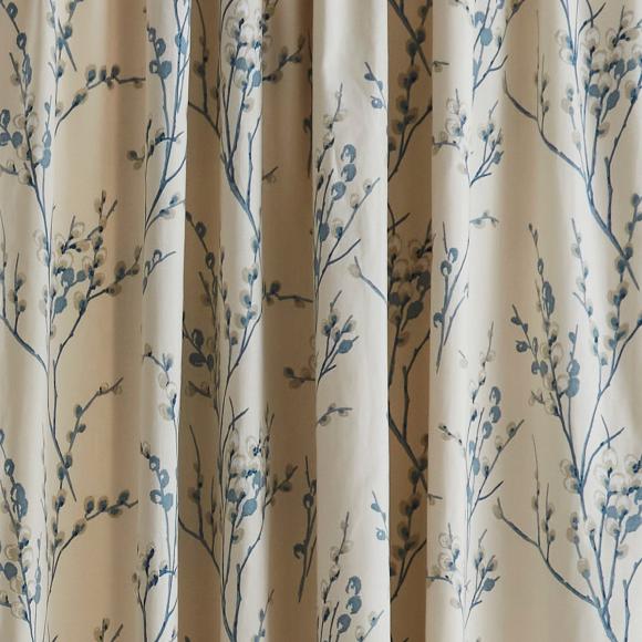 Laura Ashley Pussy Willow Off White / Seaspray Curtains