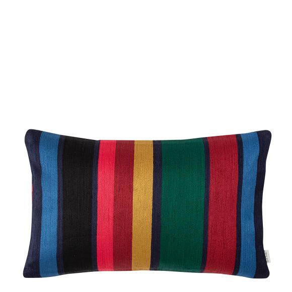 Paul Smith Embroidered Signature Stripe Bolster Cushion 96 multi
