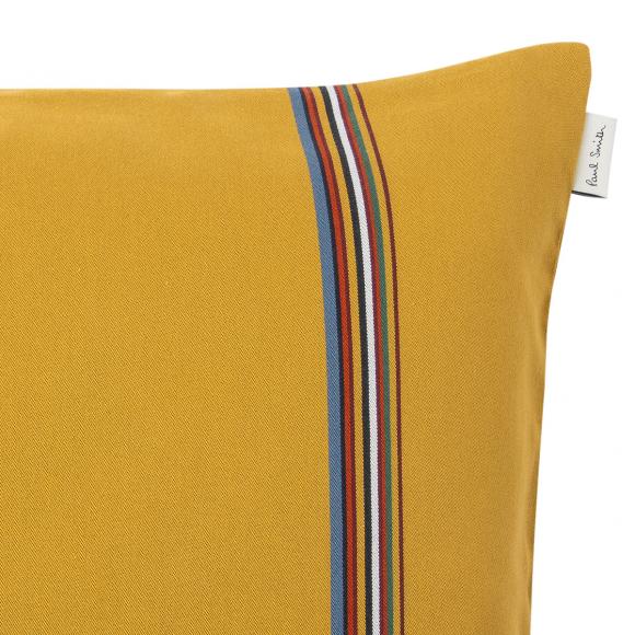 Paul Smith Solid Signature Stripe Cushion 10 Yellow