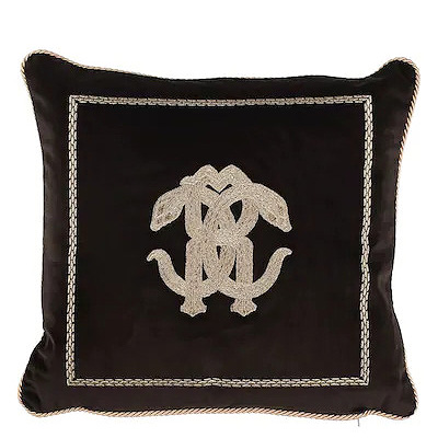 Roberto Cavalli Mirror Snake Cushion
